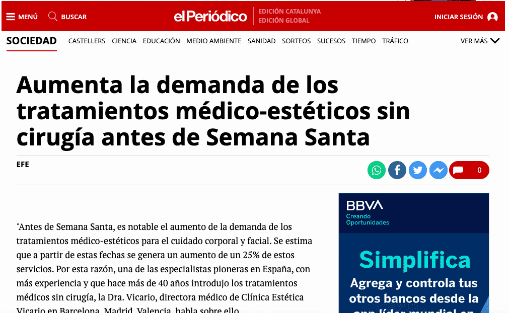 Opinines clinica vicario diario El Periodico